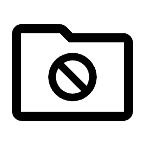 Folder Limited Icon from Rounded Line - Material Symbols Set