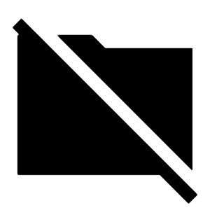 Folder Off Fill Icon from Sharp Fill - Material Symbols Set