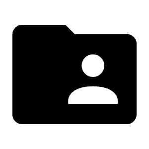 Folder Shared Fill Icon from Outlined Fill - Material Symbols Set