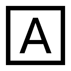 Font Download Icon from Sharp Line - Material Symbols Set