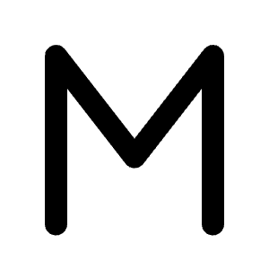 Font Monospace Icon from Rounded Line - Streamline Material Free Set