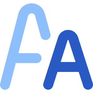 Font Size Icon from Core Flat Set
