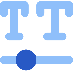 Font Variable Icon from Core Flat Set