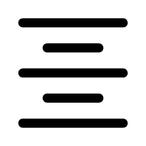 Format Align Center Icon from Rounded Line - Material Symbols Set