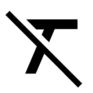 Format Clear Fill Icon from Sharp Fill - Material Symbols Set