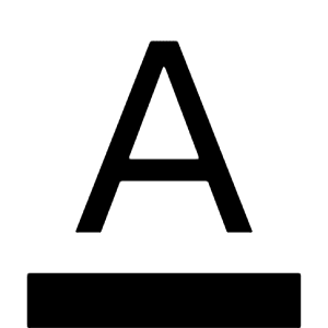 Format Color Text Icon from Sharp Line - Material Symbols Set