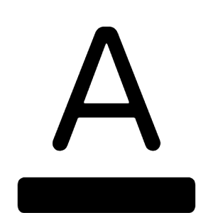 Format Color Text Icon from Rounded Line - Material Symbols Set