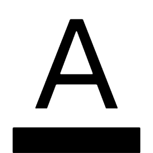 Format Color Text Icon from Outlined Line - Material Symbols Set