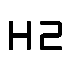 Format H2 Icon from Rounded Line - Material Symbols Set