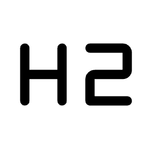 Format H2 Fill Icon from Rounded Fill - Material Symbols Set