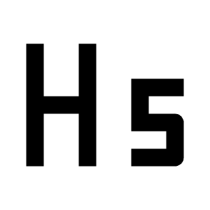 Format H5 Icon from Outlined Line - Streamline Material Free Set