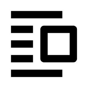 Format Image Right Alt Icon from Outlined Line - Material Pro Free Set