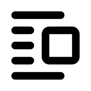 Format Image Right Alt Icon from Rounded Line - Material Pro Free Set