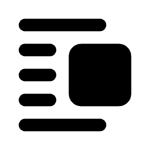 Format Image Right Alt Fill Icon from Rounded Fill - Streamline Material Free Set