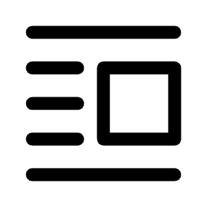 Format Image Right Icon from Rounded Line - Material Symbols Set
