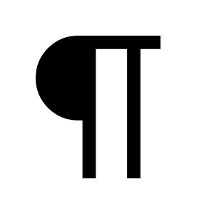 Format Paragraph Fill Icon from Sharp Fill - Material Symbols Set