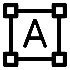 Format Shapes Icon from Rounded Line - Material Symbols Set