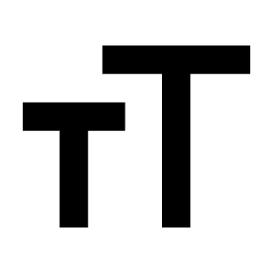 Format Size Icon from Sharp Line - Material Symbols Set