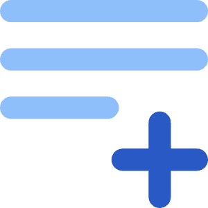 Format Text Block Add Icon from Core Flat Set