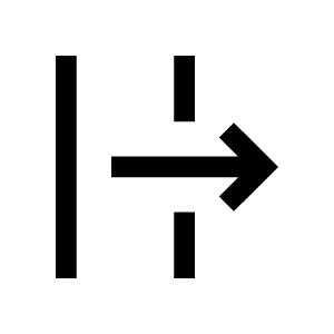 Format Text Overflow Icon from Sharp Line - Material Symbols Set