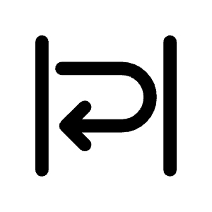 Format Text Wrap Icon from Rounded Line - Material Symbols Set