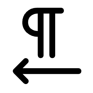 Format Textdirection R To L Icon from Rounded Line - Material Symbols Set