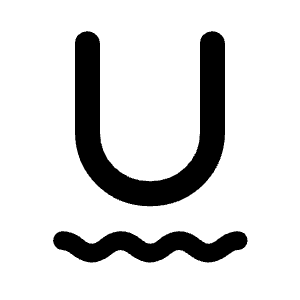 Format Underlined Squiggle Icon from Rounded Line - Material Symbols Set