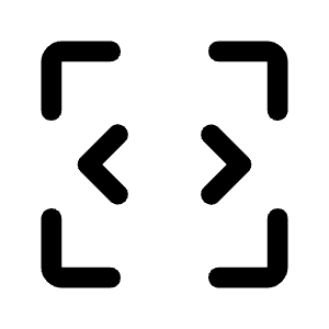 Frame Source Icon from Rounded Line - Material Symbols Set