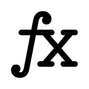 Function Fill Icon from Rounded Fill - Material Symbols Set
