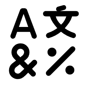 Glyphs Icon from Rounded Line - Material Symbols Set