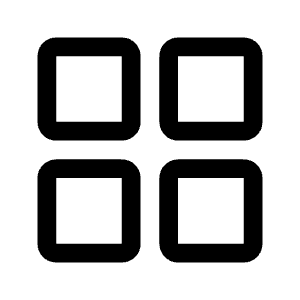 Grid View Icon from Rounded Line - Material Symbols Set