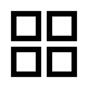 Grid View Icon from Outlined Line - Material Symbols Set