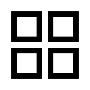 Grid View Icon from Sharp Line - Material Symbols Set