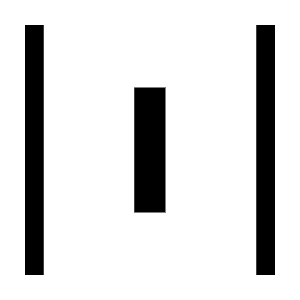 Horizontal Distribute Icon from Outlined Line - Material Symbols Set