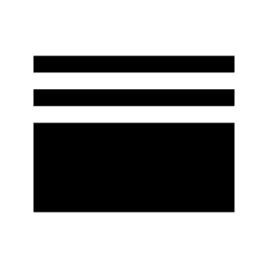 Horizontal Split Fill Icon from Sharp Fill - Material Symbols Set