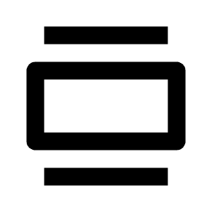 Image Center Icon from Outlined Line - Material Pro Free Set