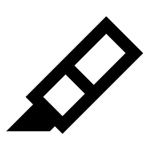 Ink Highlighter Icon from Sharp Line - Streamline Material Free Set