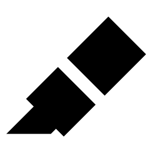 Ink Highlighter Fill Icon from Sharp Fill - Streamline Material Free Set