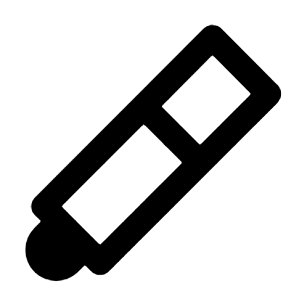 Ink Marker Icon from Outlined Line - Material Pro Free Set