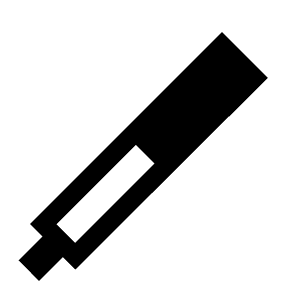 Ink Marker Fill Icon from Sharp Fill - Material Symbols Set