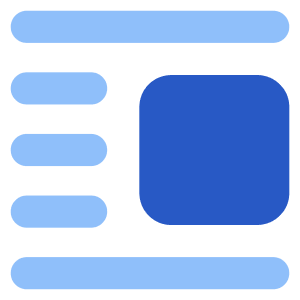 Insert Center Right 1 Icon from Core Flat Set