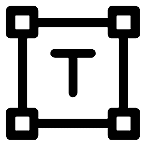 Insert Text Icon from Rounded Line - Material Symbols Set