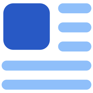 Insert Top Left Icon from Core Flat Set