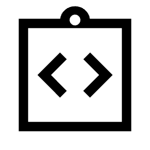 Integration Instructions Icon from Sharp Line - Material Symbols Set