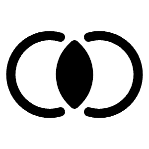 Join Inner Icon from Rounded Line - Material Symbols Set