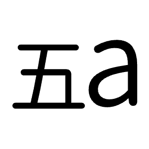 Language Chinese Wubi Fill Icon from Rounded Fill - Material Symbols Set