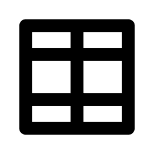 Layout Window 13 Icon from Outlined Line - Material Pro Free Set