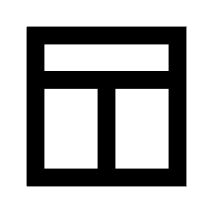 Layout Window 3 Icon from Sharp Line - Material Pro Free Set