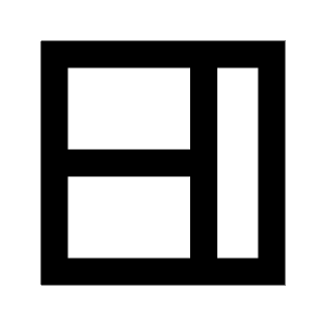 Layout Window 4 Icon from Sharp Line - Streamline Material Free Set