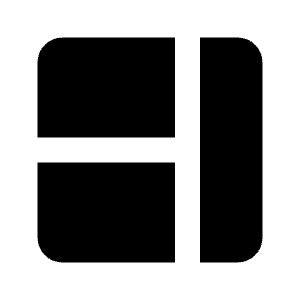 Layout Window 4 Fill Icon from Rounded Fill - Material Pro Free Set